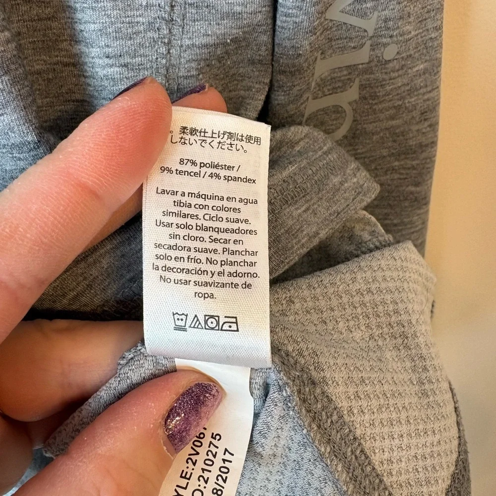 Vineyard Vines Performance Grey Drawstring Hoodie Pullover Sweatshirt Top Large - Picture 7 of 12